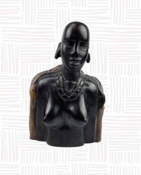 Preview: Ebenholzbüste Massai Frau